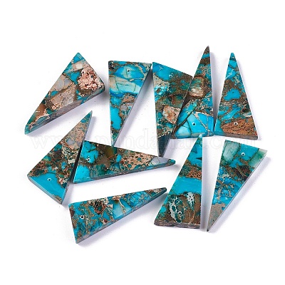 Синтетический регалит / имперская яшма / подвески из яшмы с морскими осадками G-L501-06F-1