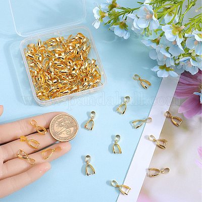 100 шт. латунные скобы для ледоруба FIND-SP0001-74A-1