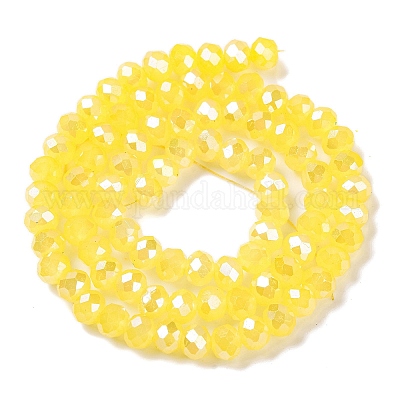 Запекание гальванических нитей стеклянных бусин X-DGLA-A039-J10mm-B23-1