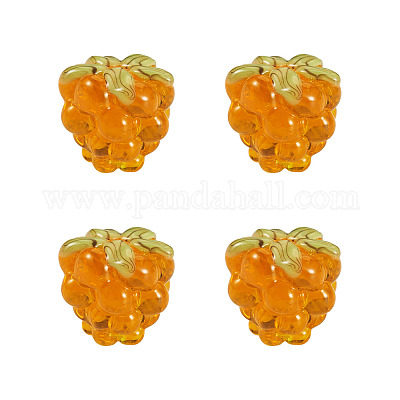 Perle di lampwork fatte a mano da 4 pz&nbsp;LAMP-TA0002-24A-1