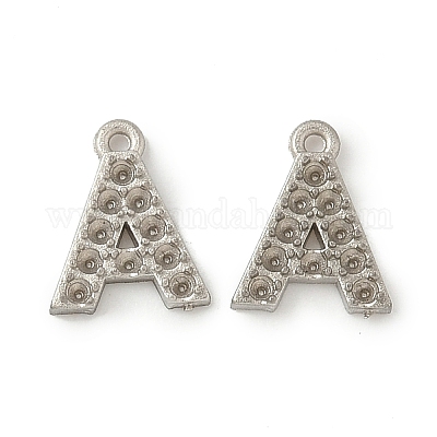 Подвеска из нержавеющей стали 304 со стразами STAS-Z144-03P-1