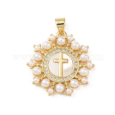 Латунные микро проложить кубического циркония подвески KK-K408-14G-1