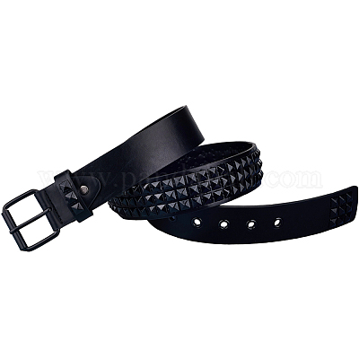 Сплав пирамидальные заклепки pu кожа цепные ремни AJEW-WH20018-82EB-1