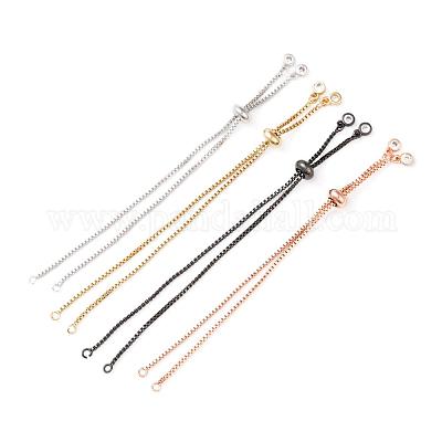 Латунь браслет-цепочка материалы KK-G279-M-NR-1