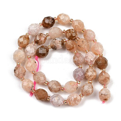 Натуральные вишневые агатовые бусины G-N342-149I-18-1