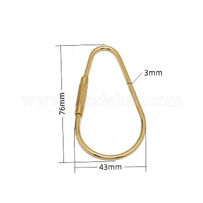 Messingschraube Karabiner Schloss Charms&nbsp;LS-KK-ZX025-66C-1