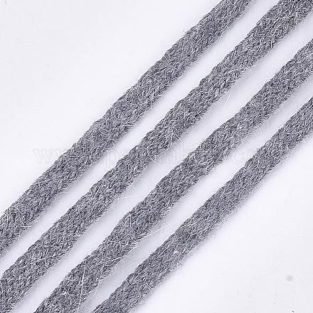 Cordones suaves de piel sintética de visón OCOR-S115-01F-1