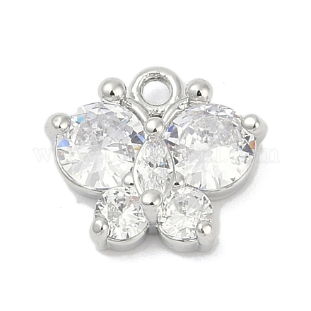 Латунные микро проложить кубического циркония подвески KK-Z094-16P-02-1