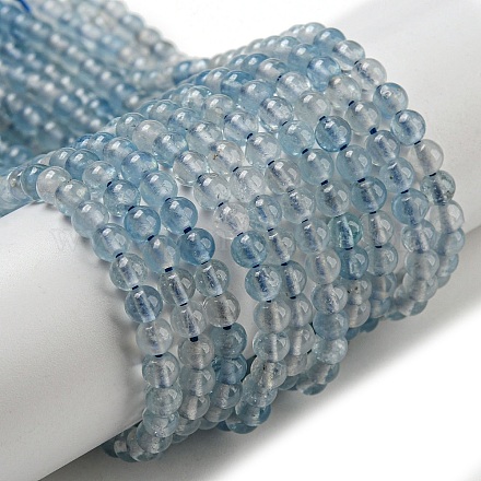 Chapelets de perles en aigue-marine naturelle G-A097-B13-05-1