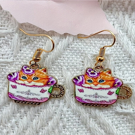 Сплав болтающиеся серьги FS-WG32F4A-06-1