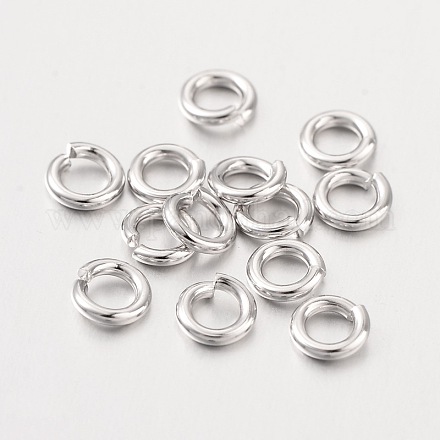 925 Sterling Silver Open Jump Rings STER-I005-32-4mm-1