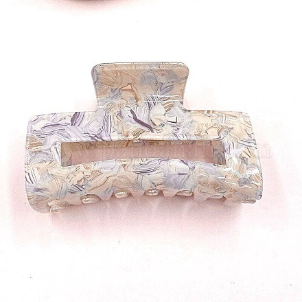 Прямоугольные акриловые заколки с большими когтями для густых волос PW23031348958-1