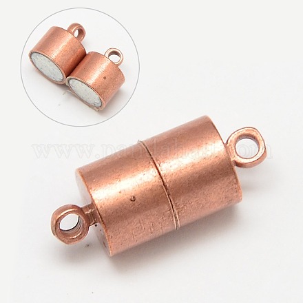 Brass Magnetic Clasps with Loops KK-MC027-R-1