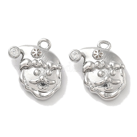 Латунные микро проложить кубического циркония подвески KK-M102-11P-1