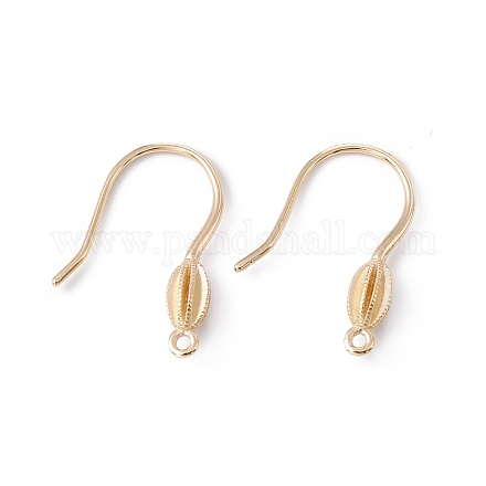 Rack Plating Brass Earring Hooks KK-G433-16G-1