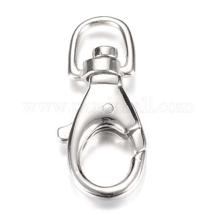304 Stainless Steel Swivel Clasps STAS-R065-78-1
