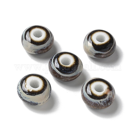 Фарфоровые бусины ручной работы PORC-L080-B22-1