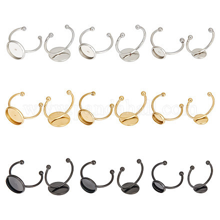 27 шт. 9 комплекта колец-манжет из нержавеющей стали 304 открытого типа STAS-DC0015-41-1