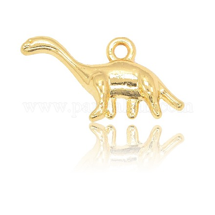 Nickel Free & Lead Free Golden Alloy Animal Pendants PALLOY-J218-153G-NR-1