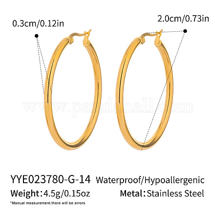 Крюк из нержавеющей стали серьги CL5372-1-1