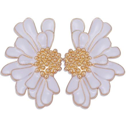 Boucles d'oreilles à fleurs vintage pour femmes JE1095E-1