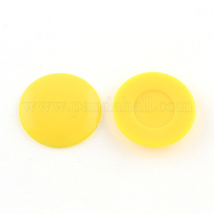 Opaque Acrylic Done/Half Round Cabochons SACR-Q120-20mm-08-1