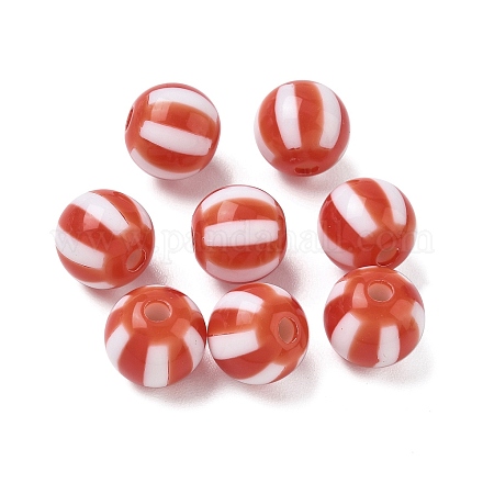 Непрозрачные акриловые бусины OACR-D314-07A-1