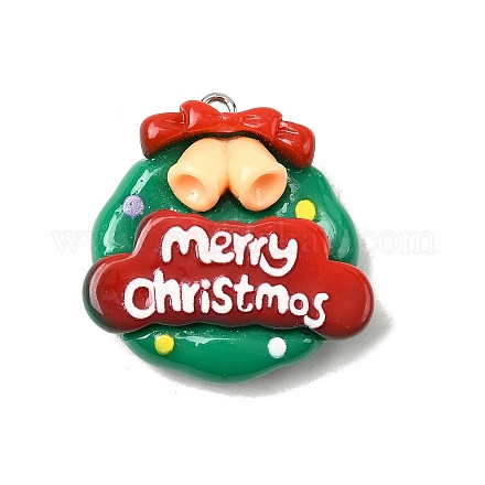 Рождественские подвески из непрозрачной смолы FIND-I057-04P-09-1