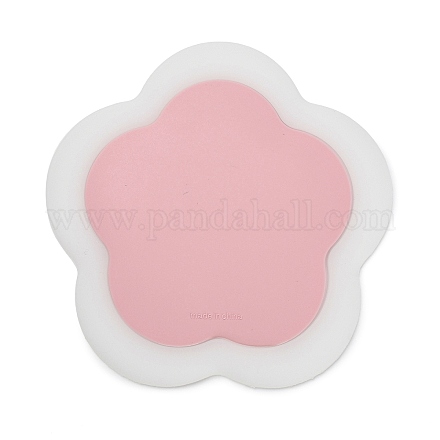 Blumenförmige Silikon-Wärmeisolierungsuntersetzer AJEW-K055-03A-1