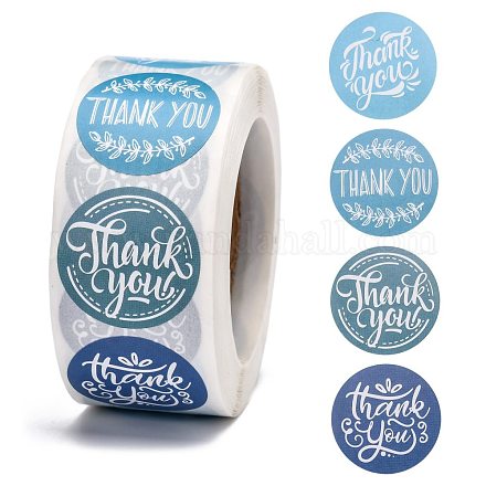 1 дюймовые наклейки с благодарностью DIY-G013-A10-1