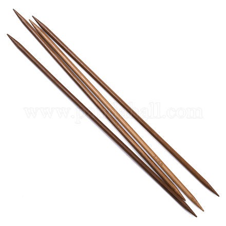 竹の先のとがった編み針（dpns）  ペルー  250x5mm  4個/袋 TOOL-R047-5.0mm-03-1