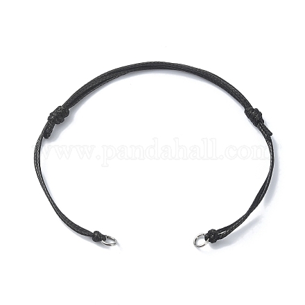 Adjustable Eco-Friendly Korean Waxed Polyester Cord Bracelet Making AJEW-JB01195-03-1