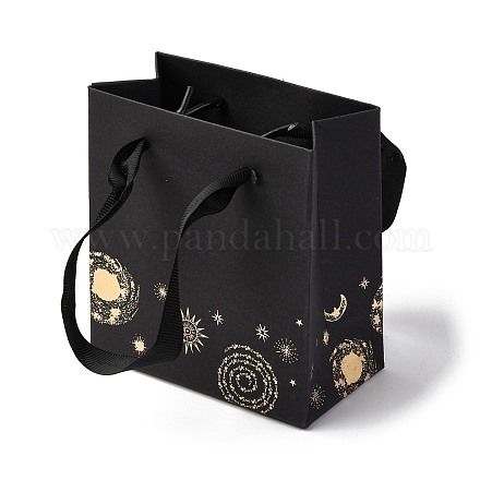 Подарочные пакеты из бумаги с принтом солнца CARB-F013-02-1