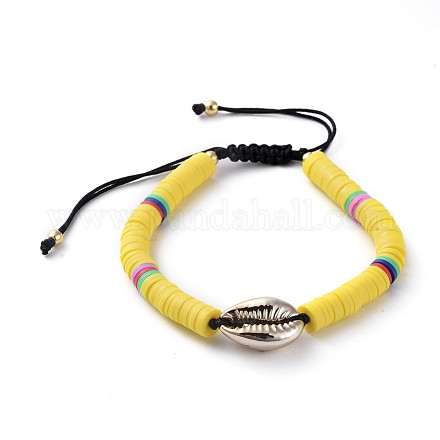 Adjustable Nylon Cord Braided Bead Bracelets BJEW-JB04886-04-1