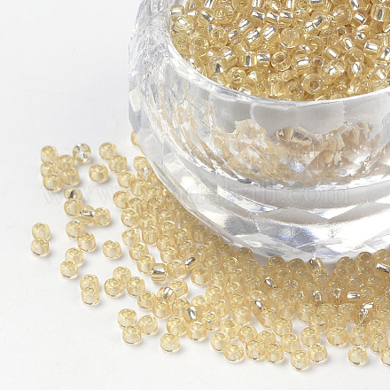Perline di semi di vetro rotonde di grado 12/0 SEED-Q007-F33-1