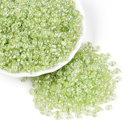 Прозрачные цвета блеск стеклянный бисер SEED-N008-09E-1