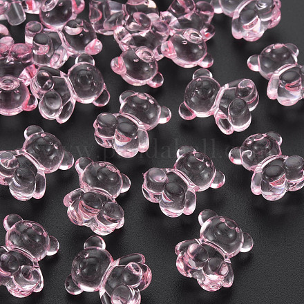 Abalorios de acrílico transparentes MACR-S373-80-B06-1