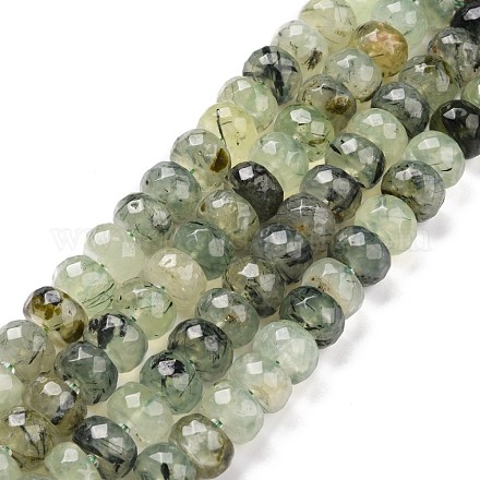 Natural Prehnite Beads Strands G-K323-02-1