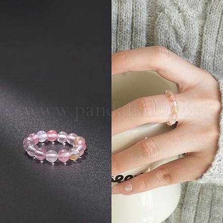 Эластичные кольца с натуральными и синтетическими драгоценными камнями FS-WG01730-23-1