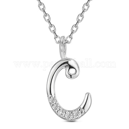 Ожерелья shegrace 925 из стерлингового серебра с инициалами JN899A-1