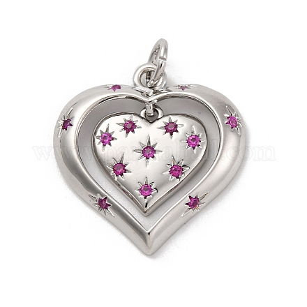 Латунные микро проложить кубического циркония подвески KK-U033-12P-02-1