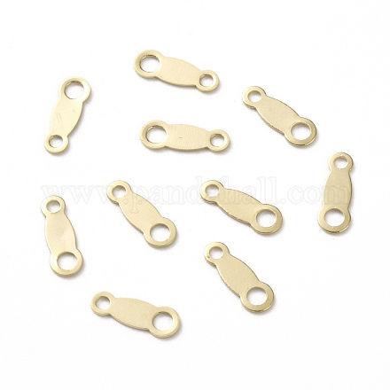 Brass Chain Tabs KK-L205-01G-1