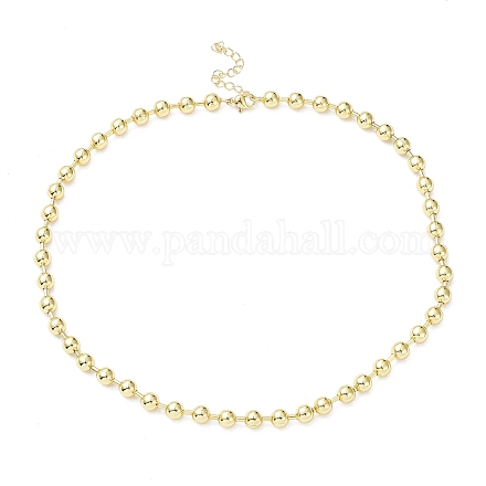 Ожерелья-цепочки из латуни с покрытием стойки для женщин NJEW-G102-01C-G-1