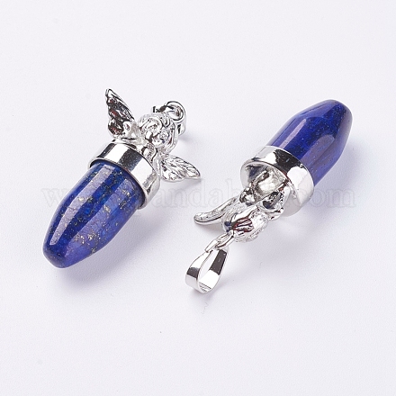 Naturales lapis lazuli colgantes G-E397-13P-1