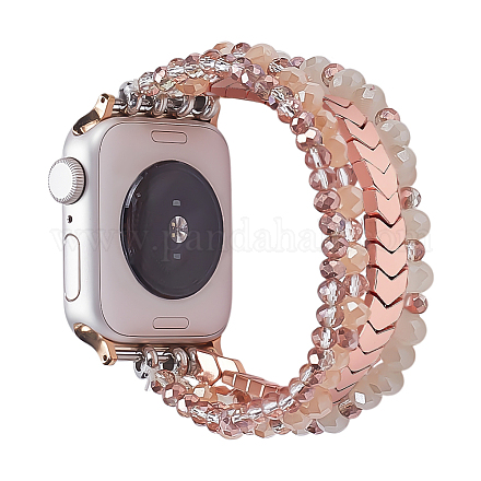 1 шт. модный немагнитный синтетический гематитовый эластичный ремешок для часов DIY-ME0001-49-1