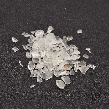Chips de cuarzo natural de cristal cuentas G-L453-10-1