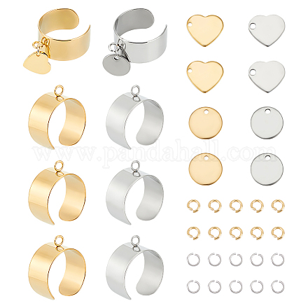 Kit per la creazione di anelli per polsini con charm fai da te unicraftale STAS-UN0051-43-1