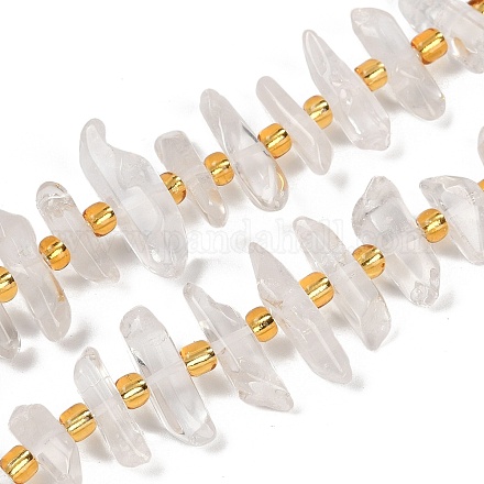 Природных кристаллов кварца бисер нитей G-F800-E07-1