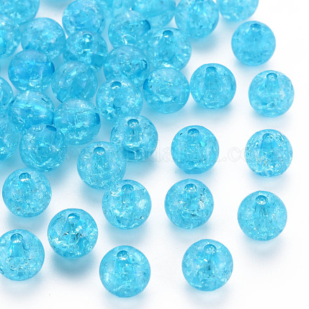 Perles en acrylique transparentes craquelées MACR-S373-66C-N18-1