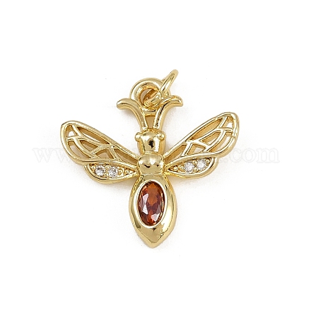 Латунные микро проложить кубического циркония подвески KK-D409-37G-B-1